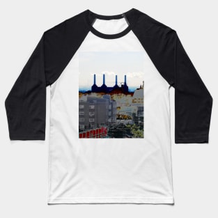 Power Station Baseball T-Shirt